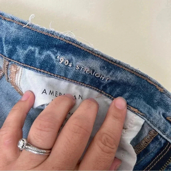 American Eagle 90's Straight Jean Size 8 - Picture 8 of 8